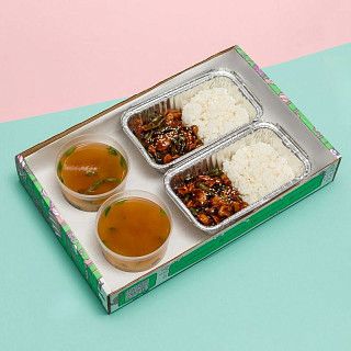 картинка TAKEEAT ВОХ На двоих с курицей терияки от TakeEat